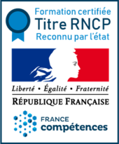 Formation certifiée Titre RNCP reconnu par l'état République française France compétences